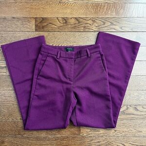 Ann Taylor Rich Purple Wide Leg Pants